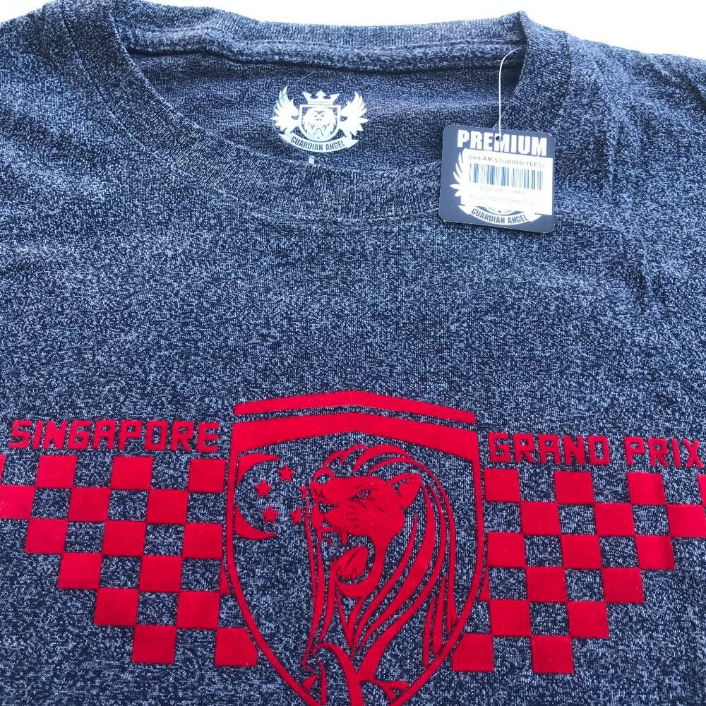 Men T-Shirt by Premium. Original Grand Prix from Singapore. New